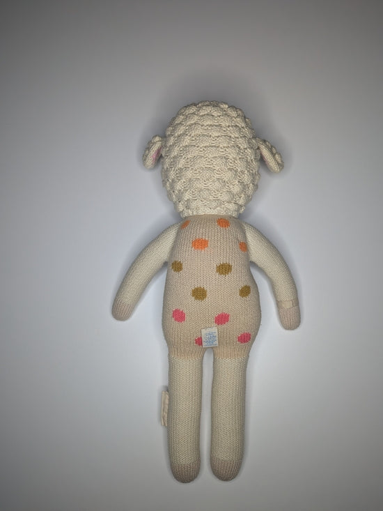 Cuddle + Kind Lucy the Lamb Knit Doll 20" in cream, photo 2 of 5