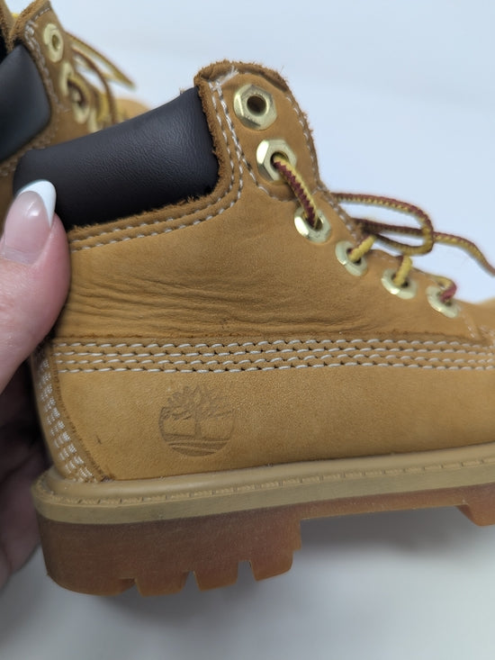 Timberland Lace-Up Suede Boots in wheat, shoe size 8.5, photo 5 of 8