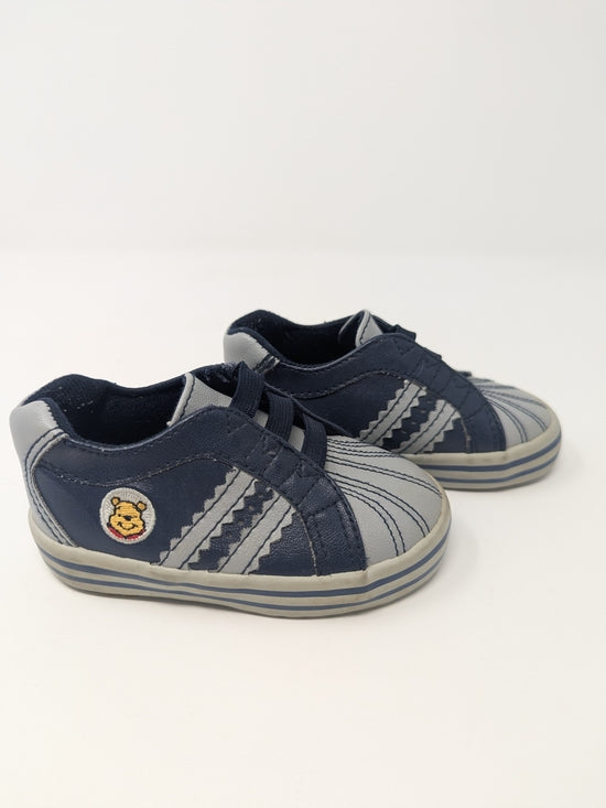 Winnie the Pooh Sneakers in navy & grey, shoe size 4, photo 1 of 7
